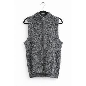 Coldwater Creek Chunky Knit Sweater Womens Size XL Grunge Vest Grandpacore Cold